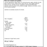 Focaccia Rosmarino sin gluten SCHAR, paquete 200 g