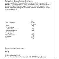 Wafer de avellana sin gluten SCHAR, paquete 125 g