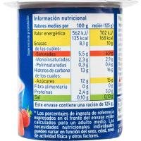 Grec amb maduixes EROSKI, pack 6x125 g