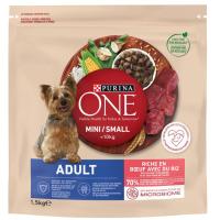 My Dog is Adulto buey&arroz PURINA ONE, paquete 1,5 kg