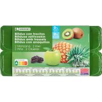 Bífidus 0% amb fruites EROSKI, pack 8x125 g