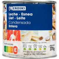 Leche condensada EROSKI, bote 370 g