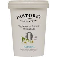 Yogur desnatado natural PASTORET, tarro 500 g