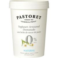 Iogurt desnatat natural PASTORET, pot 500 g