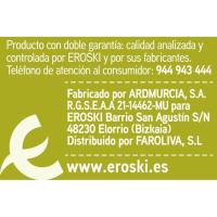 Olives farcides d`anxova EROSKI, llauna 150 g