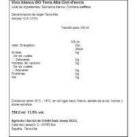 Vi blanc CLOT ENCIS, ampolla 75 cl