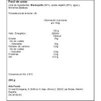 Mantega sense sal facil d'untar LURPACK, terrina 200 g