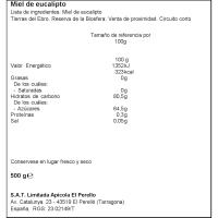 Mel d`eucaliptus MURIA, flascó 500 g