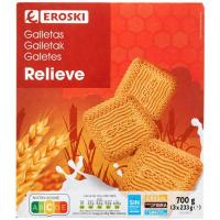 Galeta relieve EROSKI, caixa 700 g