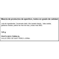 Barreja sense closca FRUITS SECS TORRA, bolsa 125 g