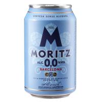 Cervesa 0,0 MORITZ, llauna 33 cl