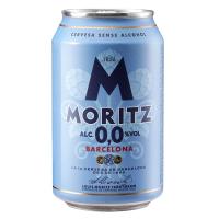 Cerveza 0,0 MORITZ, lata 33 cl