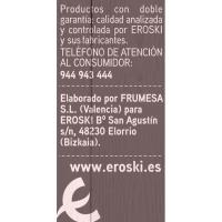 Almendras repeladas fritas EROSKI, bolsa 175 g