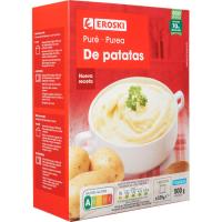 Puré de patates EROSKI, pack 4x125 g