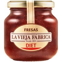 Mermelada de fresa LA VIEJA FABRICA Diet, frasco 280 g 
