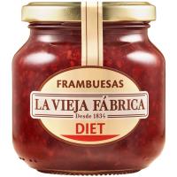 Mermelada de frambuesa LA VIEJA FABRICA Diet, frasco 280 g 