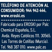 Crema azul para calzado EROSKI, tarro aplicador 1 ud