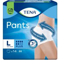 Pants de incontinencia plus Talla L TENA, paquete 14 uds