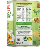 Cigrons amb espinacs LITORAL, lata 425 g