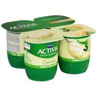 Bífidus cremós sabor llima-llimona ACTIVIA, pack 4x115 g