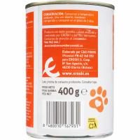 Paté con pollo para gato EROSKI, tarrina 400 g