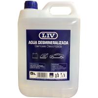 Agua desmineralizada LIV, envase 5l