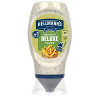 Salsa de patates deluxe HELLMANN`S, cap per avall 250 g