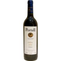 Vino tinto crianza DO Conca de Barberà PORTELL, botella 75 cl