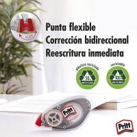 Cinta correctora blanca de 4,2mm Roller Compact PRITT, Pack 2 uds