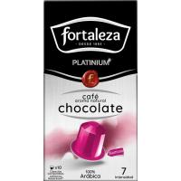 Café con chocolate compatible Nespresso FORTALEZA, caja 10 uds