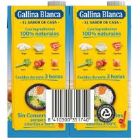 Brou de peix GALLINA BLANCA, pack 2x1 litre