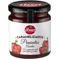 Pebrot caramel·litzat en tires IBSA, flascó 240 g