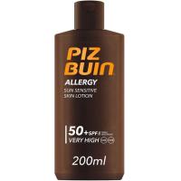 Loción Allergy SPF50 PIZ BUIN, bote 200 ml