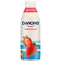 Leche fermentada líquida sabor fresa DANONE, botella 550 g