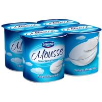 Mousse natural azucarado DANONE, pack 4x65 g