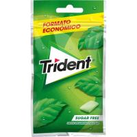 Xiclet de menta sense sucre TRIDENT, paquet 43,5 g