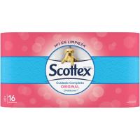 Paper higiènic SCOTTEX, paquet 16 rotllos