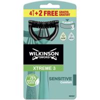 Maquineta WILKINSON Xtreme 3 Sensitive, pack 4+2 u