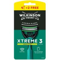 Maquineta WILKINSON Xtreme 3 Sensitive, pack 4+2 u