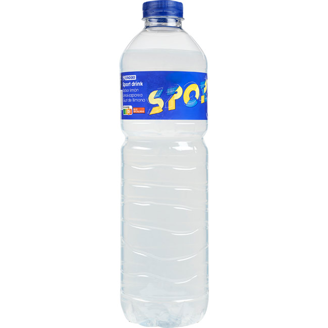 Beguda isotònica sabor llimona EROSKI, ampolla 1,5 cl