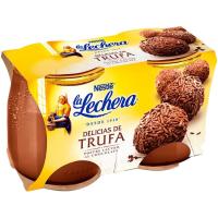 Postre de trufa LA LECHERA, pack 2x125 g