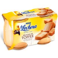 Postre lácteo de toffe LA LECHERA, pack 2x125 g