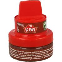 Crema marrón medio para calzado KIWI, tarro aplicador 1 ud