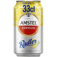 Cervesa amb llimona AMSTEL Radler, llauna 33 cl