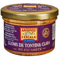 Atún claro en escabeche ANXOVES DE L'ESCALA, lata 190 g