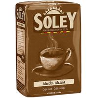 Café molido mezcla SOLEY, paquete 250 g