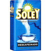Café molido descafeinado SOLEY, paquete 250 g