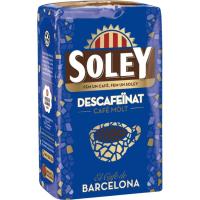 Café molido descafeinado SOLEY, paquete 250 g