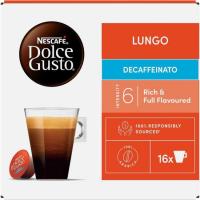 Cafè Lungo Descaffeinato NESCAFÉ Dolce Gusto, caixa 16 càpsules