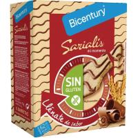 Barrita de choco-leche sin gluten BICENTURY Sarialis, caja 78 g